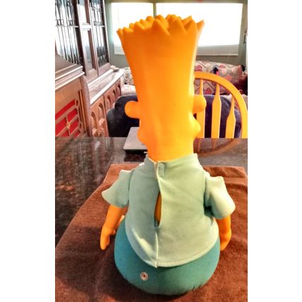 Old Vintage 1990 Bart Simpson Pull String Stuffed Doll 18" Tall Dan Dee Rare