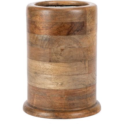 Heritage Collection Wood and Metal Inlay Wine Chiller
