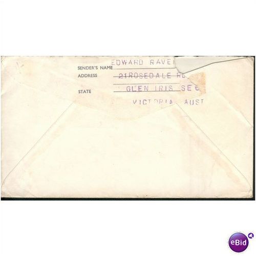 Australia FDC 1966 - SG 382 1c + SG 384 3c Defs