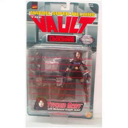 MARVEL SUPER-VILLAINS THE VAULT ' TYPHOID MARY ' action figure
