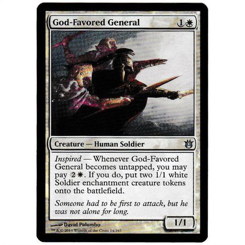 Magic the Gathering - Born of the Gods - #14/165 - God-Favored General Foil
