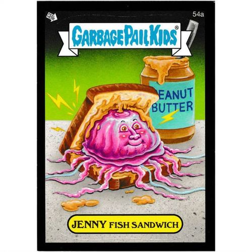 2014 GPK Series 1 Black Border - #54a - Jenny Fish Sandwich