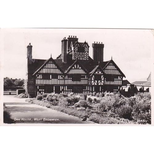 Oak House West Bromwich Staffordshire Postcard (STS71274)