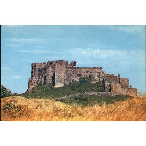 Vintage GB Postcard - Bamburgh Castle, Northumberland