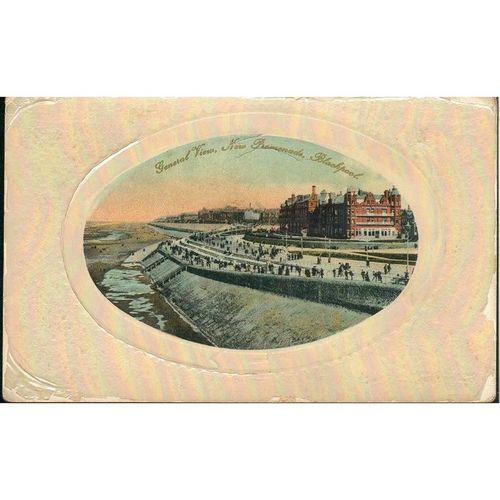 Vintage Tuck's PC - General View, New Promenade, Blackpool, Lancashire - 2918