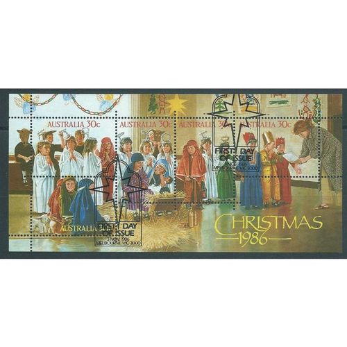 AUS 'CHRISTMAS' M/S FINE USED (EBID36-650)