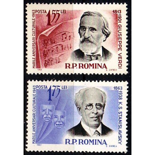 RUMÄNIEN ROMANIA [1963] MiNr 2169,70 ( **/mnh ) Musik