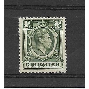 Gibraltar.SG121 1/2d King George VI.Mounted Mint.Apr17l