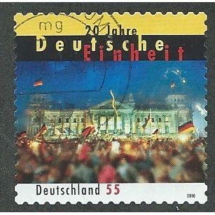GER 2010 €0.55 (S/A) '20TH ANN REUNIFICATION OF GERMANY' FINE USED (EBID47-704)
