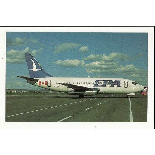 Aviation EPA BOEING 737-2E1 Postcard by AeroGem (0409)