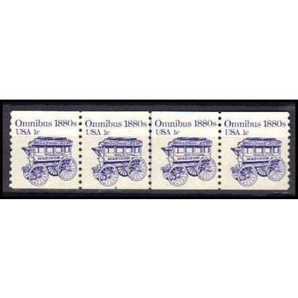 1897 1c Omnibus Fine MNH Dry Gum PNC 6/4 Z5751