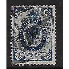 FINLAND 1901 20p BLUE SG 170 FINE USED