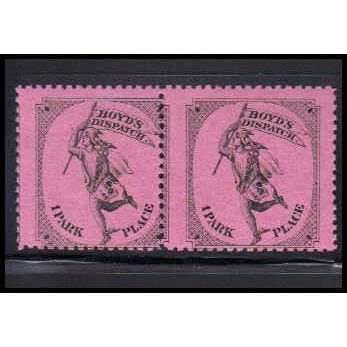 Revenue 20L56 1c Mercury Series Misperfed MNH Pair K0141