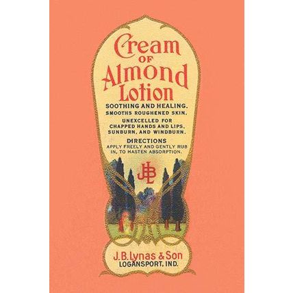 Cream of Almond Lotion 12 x 18 Poster