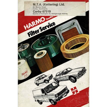 Harmo Filter Catalogue 1978 PDF