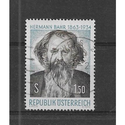 Austria.Birth Centenary of Hermann Bahr (writer) stamp.Fine Used.Aug22b