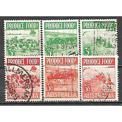 Australia N° 190/95 YVERT OBLITERE ( USED )