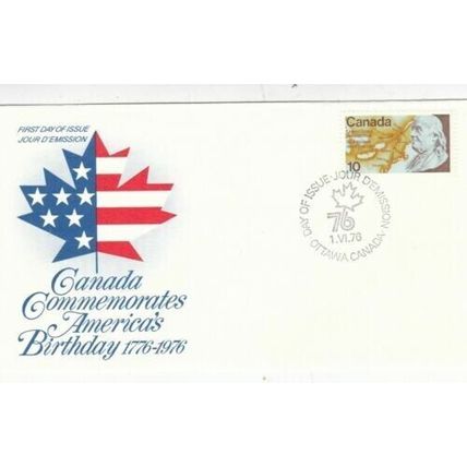 Canada 1976 American Revolution FDC Ottawa special cancel Unaddressed
