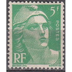 France 1947 Michel 800 Neuf ** Cote (2008) 1.00 € Marianne de Gandon
