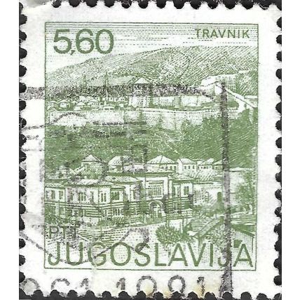 YUGOSLAVIA, Travnik, grey-olive 1981, 5.60din, #3