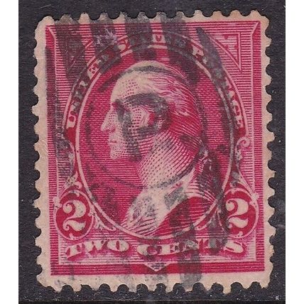 United States Postmark 'P' George Washington 2c VGC