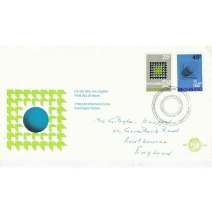 Netherlands 1970 Interparliamentary Union-United Nations FDC written VGC No.107