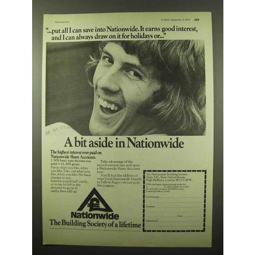 1974 Nationwide Building Society Ad - All I Can Save