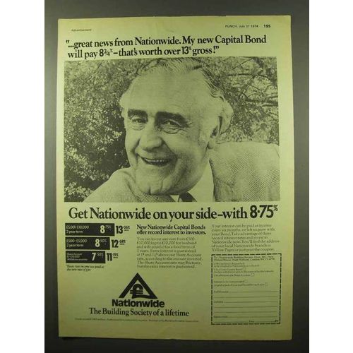 1974 Nationwide Building Society Ad - Great News