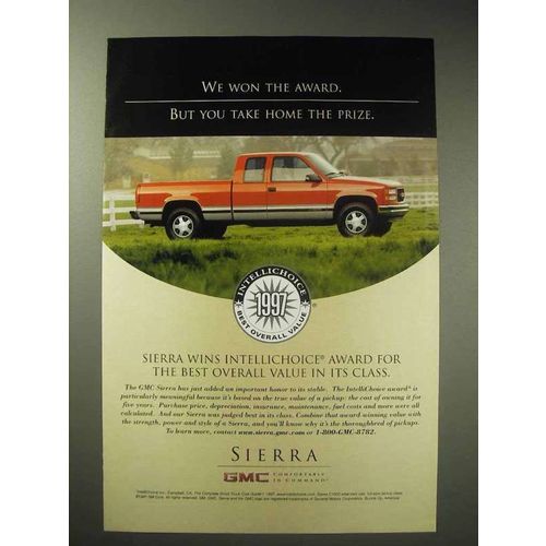 1997 GMC Sierra Truck Ad - You Take Home the Prize