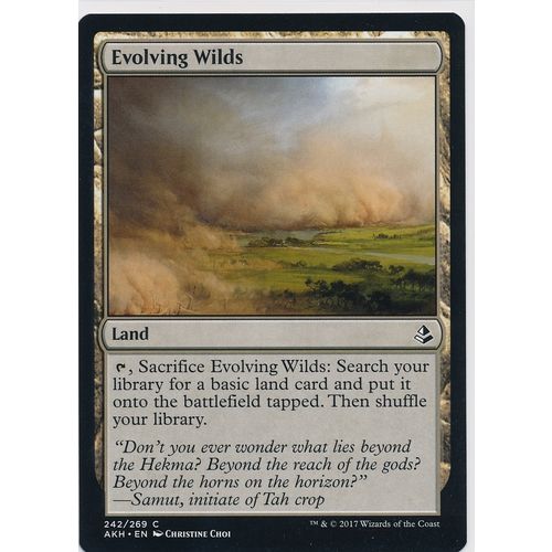 Magic the Gathering MTG Amonkhet 242/269 Evolving Wilds