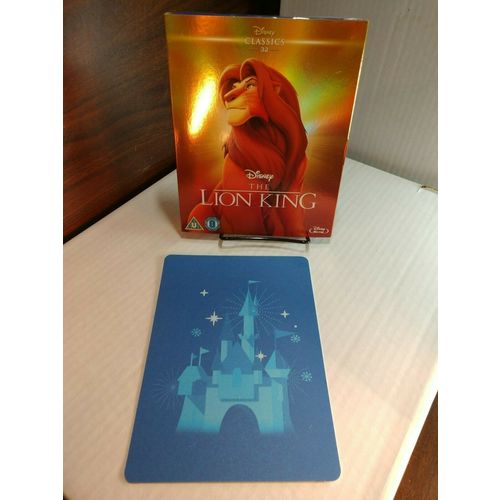 The Lion King (Blu-ray,REGION FREE)Collector Slipcover+Disney Postcard - NEW~