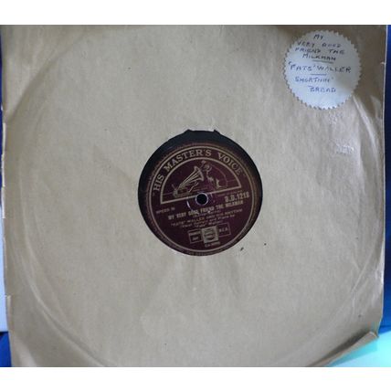 Fats Waller - Shortnin Bread - My Very Good Friend The Milkman 78 rpm 10"HMV