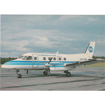 Finnaviation Embraer Banderiranta 110 P1 Civil Aircraft Postcard (A19630)