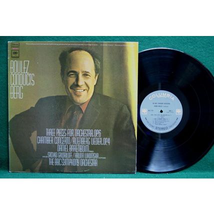 Boulez/Barenboim/Gawriloff - Berg: 3 Pieces for Orchestra - MS 7179 - EX-