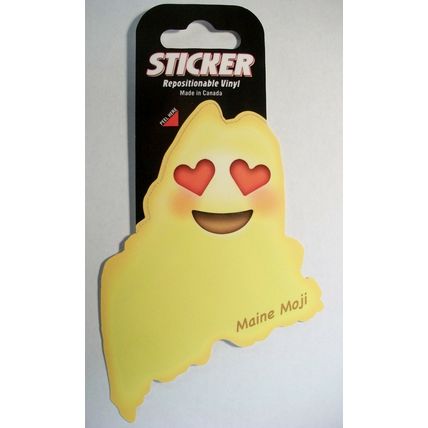 Maine Moji Small Repositionable Vinyl Sticker