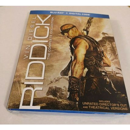 Riddick The Complete Collection (Blu-ray) Slipcover-NEW-Box Shipping