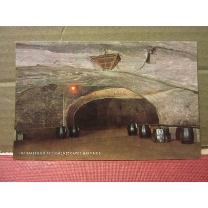 6 x ST. CLEMENTS CAVES, HASTINGS, SUSSEX. unused postcards by J. Salmon =