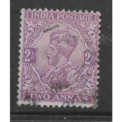 INDIA 1911 2a DULL PURPLE SG 166 FINE USED#