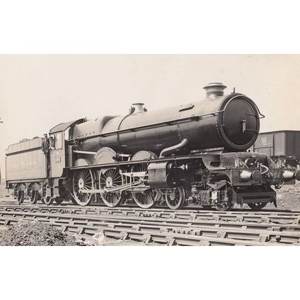 GWR Great Western King George III 3rd Number 6004 Old Train Real Photo Postcard