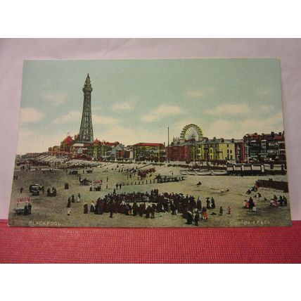 BLACKPOOL, LANCASHIRE unused antique postcard by F, Frith #