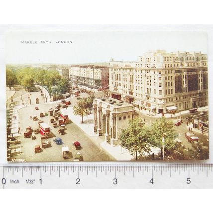vintage Colour Postcard London, Marble Arch
