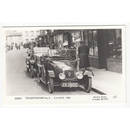 Singer Motor Car Pamlin Prints Reproduction Postcard M2003
