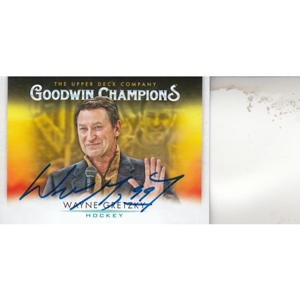 WAYNE GRETZKY 2021 AUTOGRAPHED HOCKEY HALL OF FAME STANLEY CUP CHAMPION CENTER