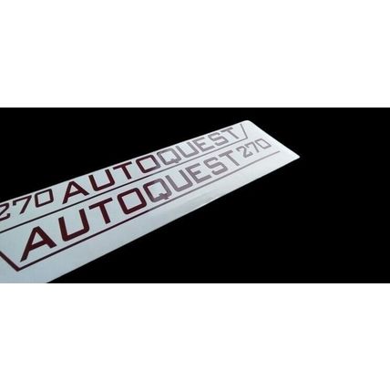 Talbot Express AUTOQUEST 270 Decal Sticker Graphics Elddis 23in BURGUNDY Decal