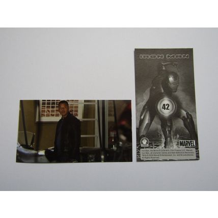 Marvel - Iron Man The Movie 2008 - Preziosi Sticker Drop-down Choice (e18)