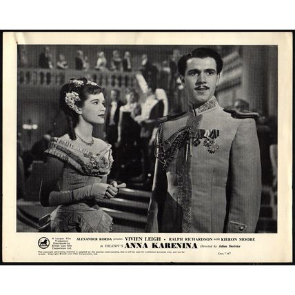 ANNA KARENINA 1948 Vivien Leigh, Ralph Richardson, Kieron Moore 10x8 LOBBY SET