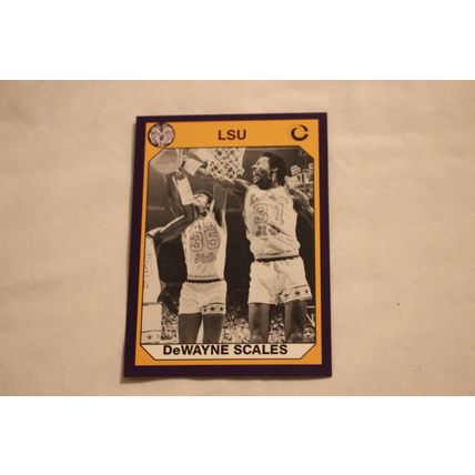 DeWayne Scales 1990 Collegiate Collection LSU NO. 46