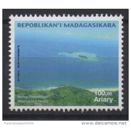 Madagascar 2014 / 2015 Mi. 2686 paysage Nosy Antafana Mananara Nord MNH**