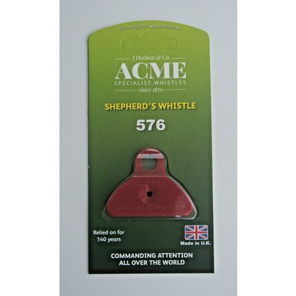 GENUINE ACME 576 SHEPHERDS WHISTLE PLASTIC or SILVER NICKEL PLUS BLACK LANYARDS