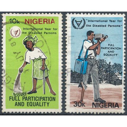 International Year of Disabled Persons - Nigeria 1981 - F H - SG 421/2